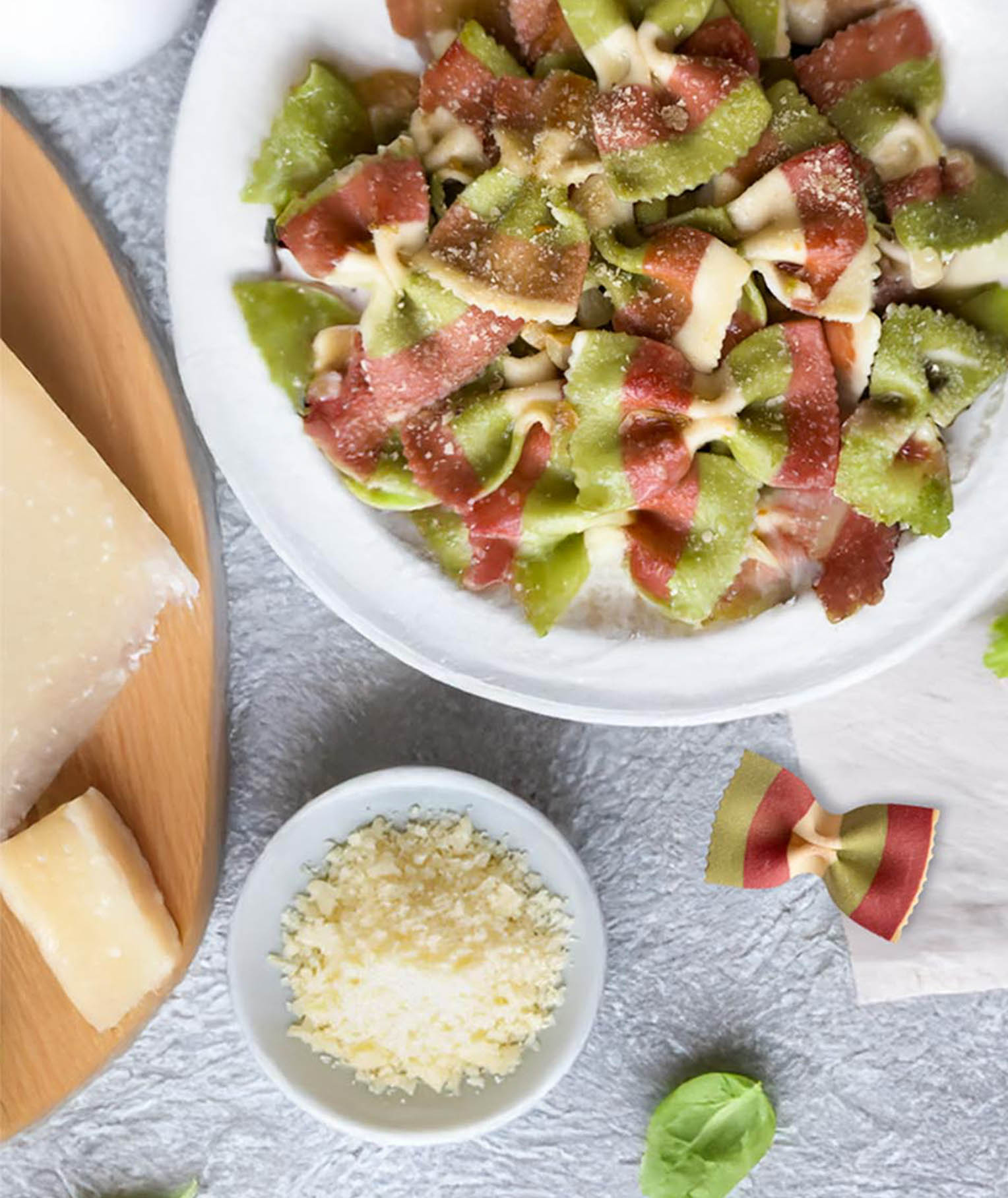 Organic Striped Farfalle: The Perfect Pasta for Colorful Creations