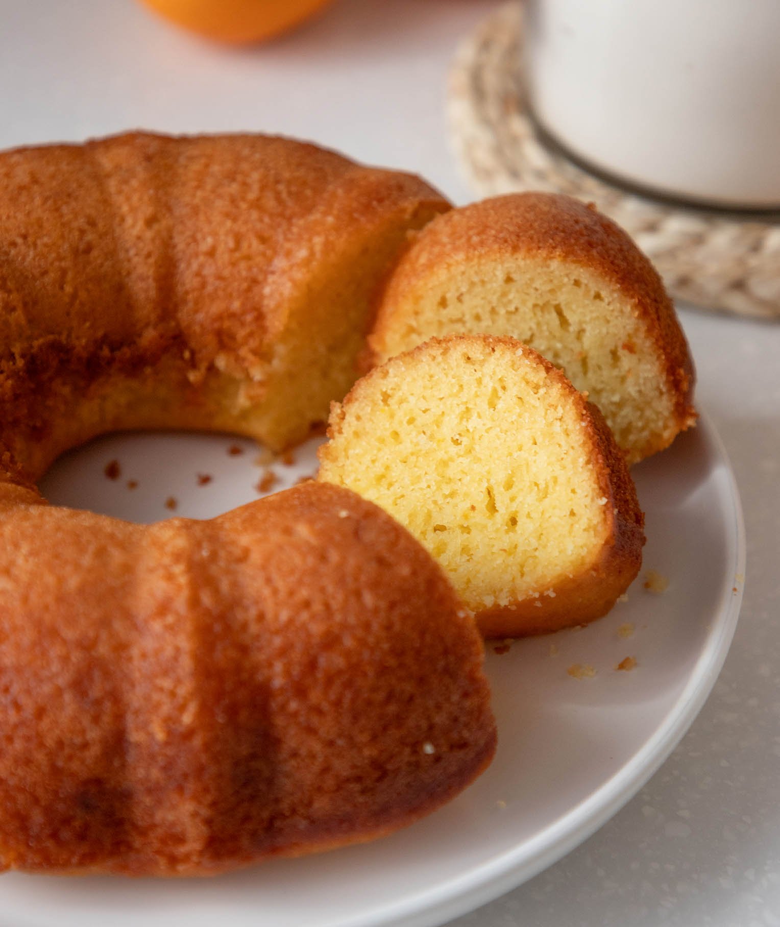 Semolina Orange Bundt Cake