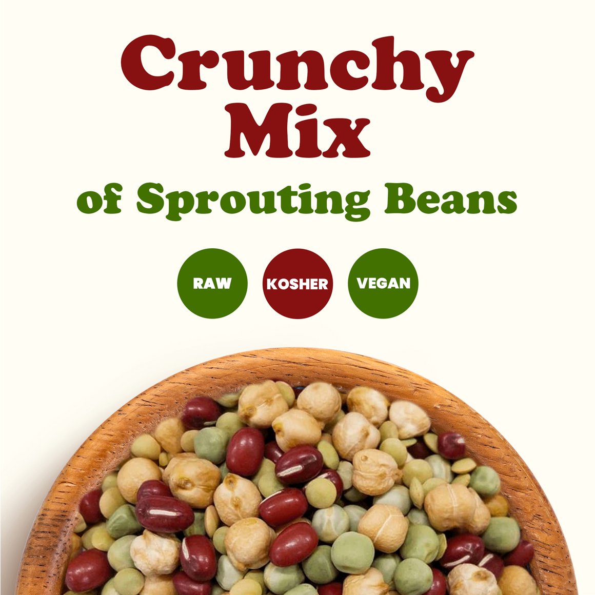 Crunchy Mix of Sprouting Beans 1