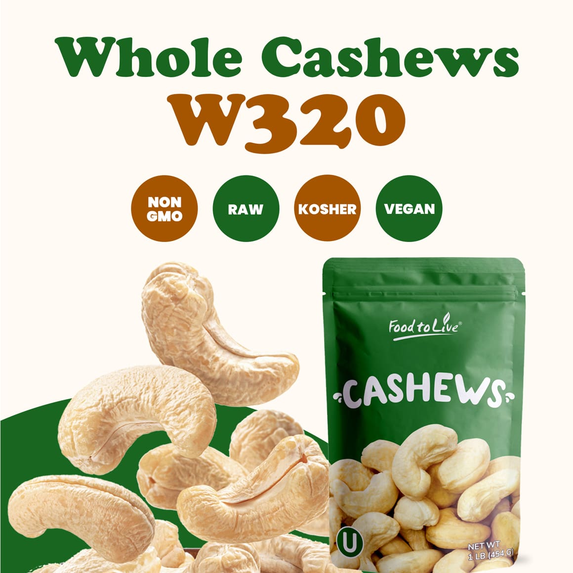 Raw Cashews W320 1