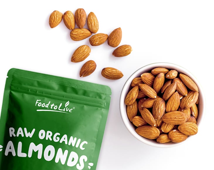 Organic Italian Raw Almonds Buy in Bulk from Food to Live