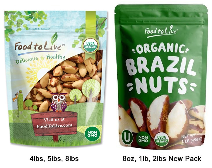 Organic Brazil Nuts new pack