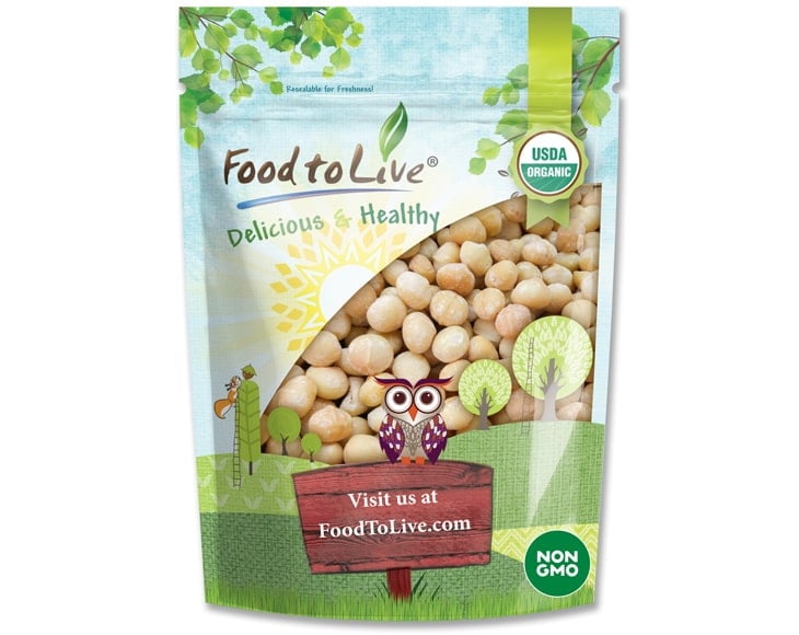 Organic Whole Macadamia Nuts Pack