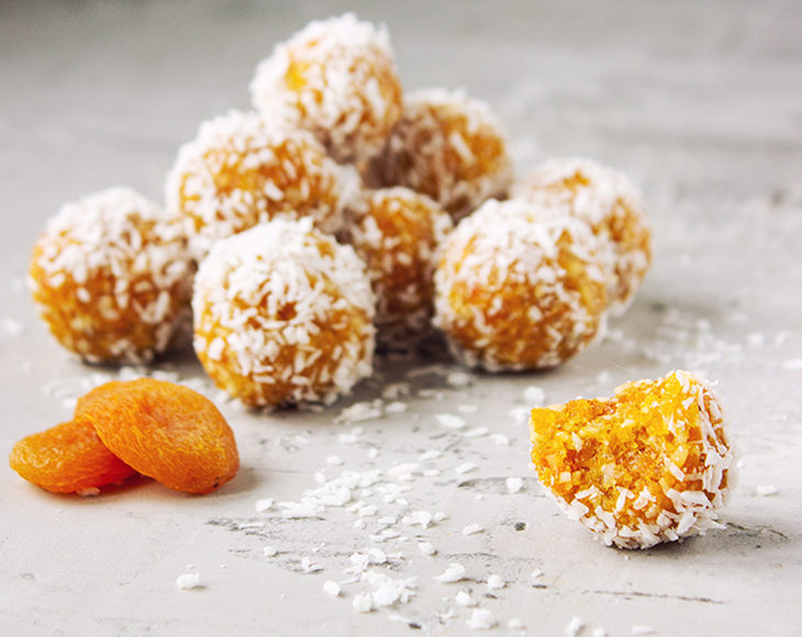 apricot coconut balls