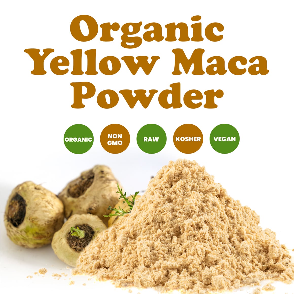 Organic Yellow Maca Powder 1