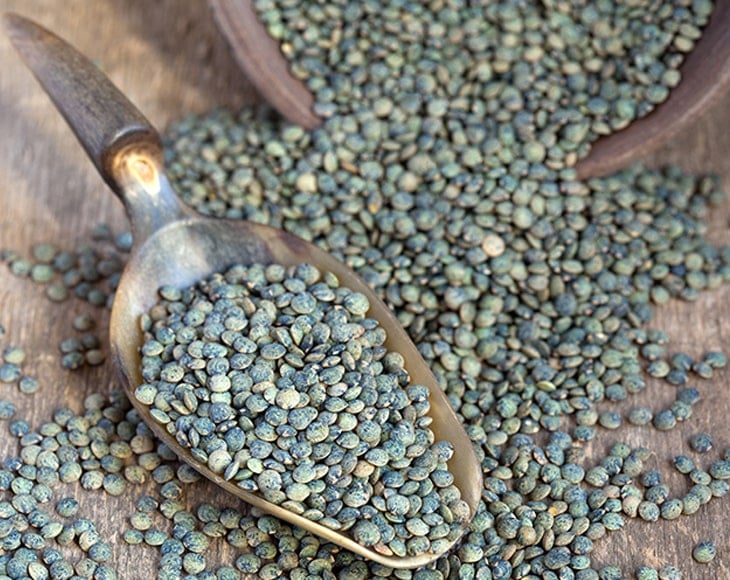 Organic French Green Lentils Whole