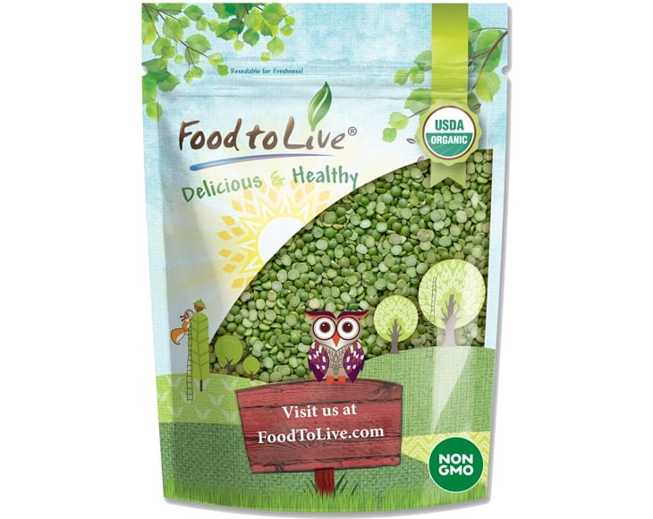 Organic Green Split Peas Pack