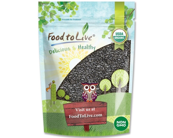 Organic Sunflower Seeds in Shell Pack