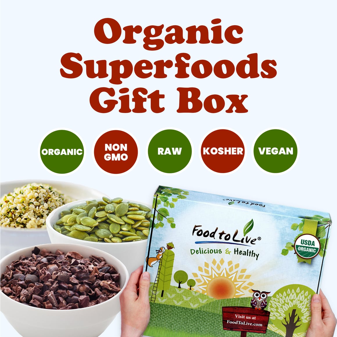 Organic Superfoods Gift Box 1