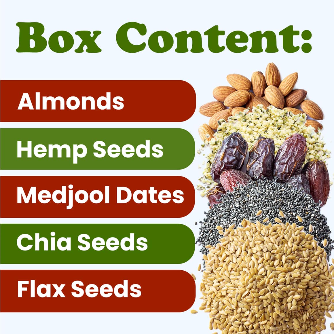 Organic Nuts, Seeds and Fruits Gift Box 3