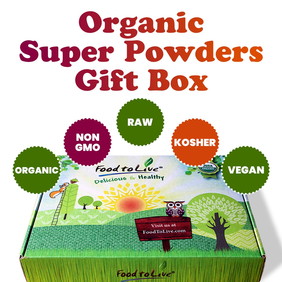 Organic Super Powders Gift Box 1