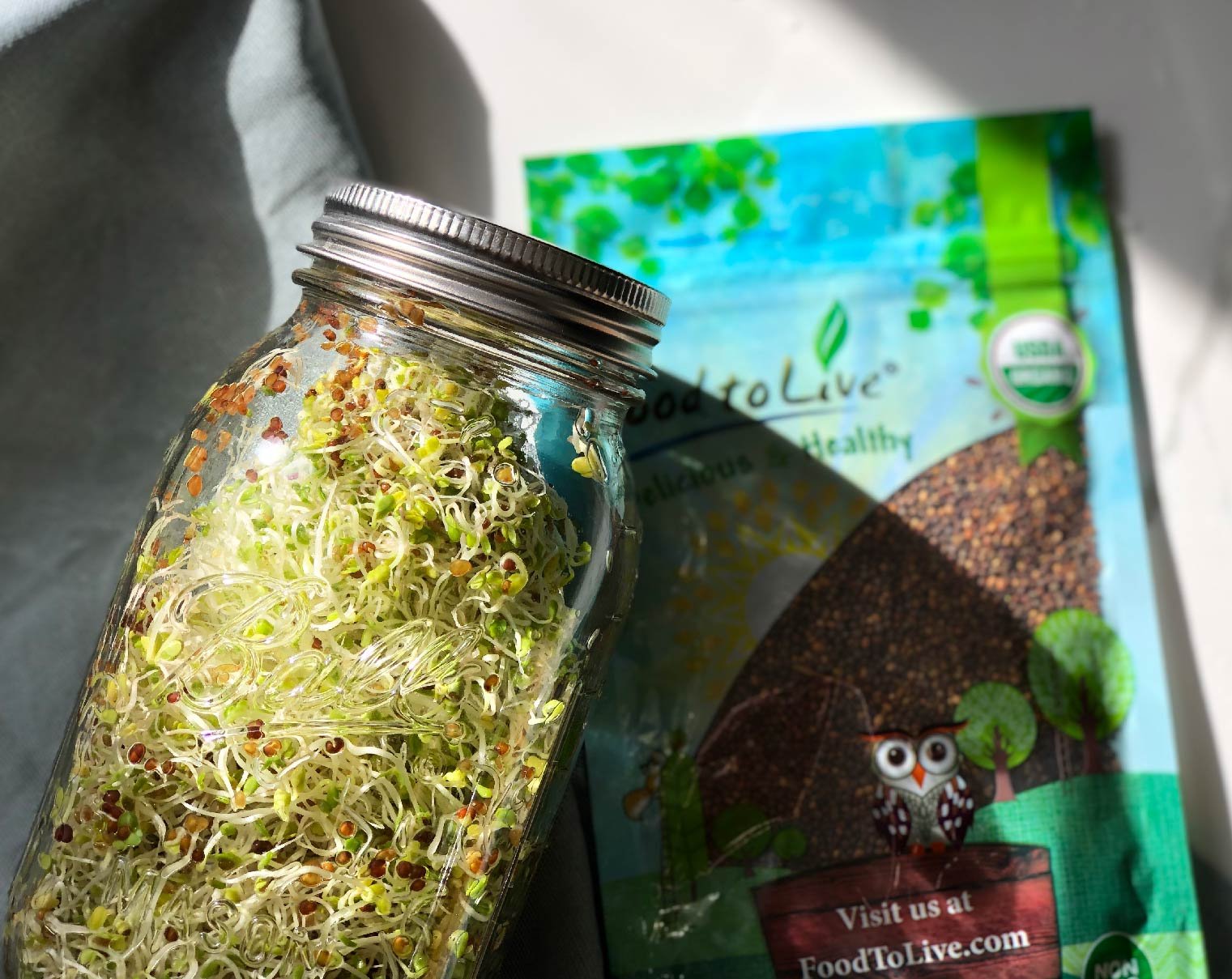 Organic Antioxidant Mix of Sprouting Seeds
