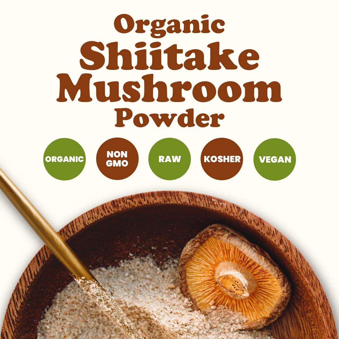 Organic Shiitake Mushroom Powder 1