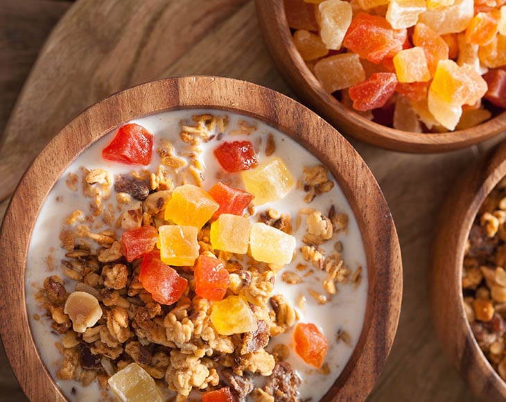 healthy-homemade-granola-with-diced-tropical-fruits-mix-min