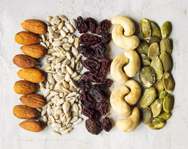 organic-raw-seeds-nuts-and-raisins-mix