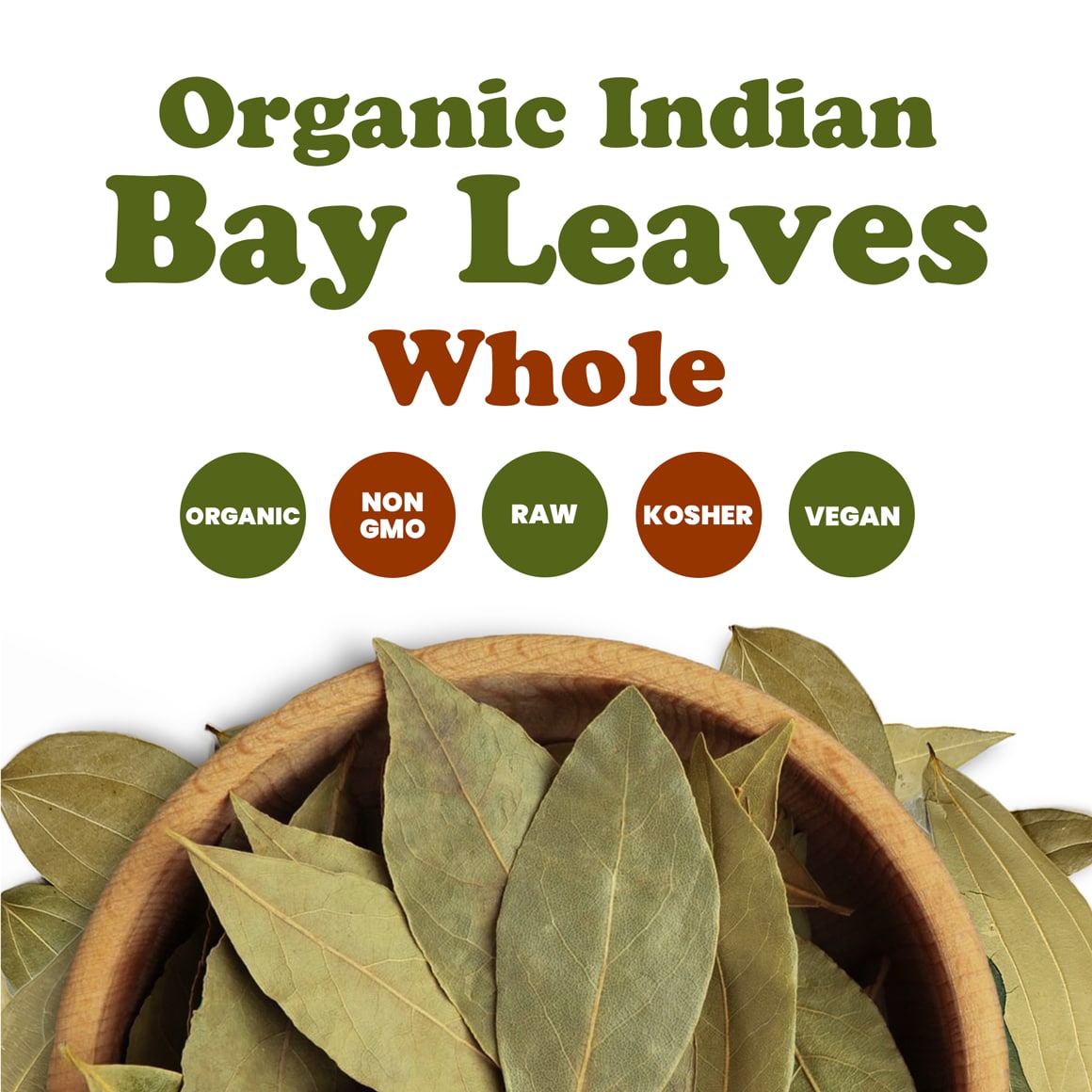 Organic Whole Indian Bay Leaves 1