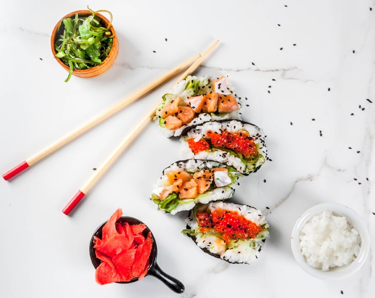 homemade-sushi-with-organic-short-grain-white-sushi-rice-min