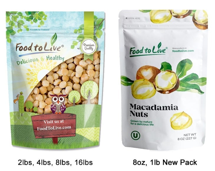 Dry Roasted Macadamia Nuts New Pack
