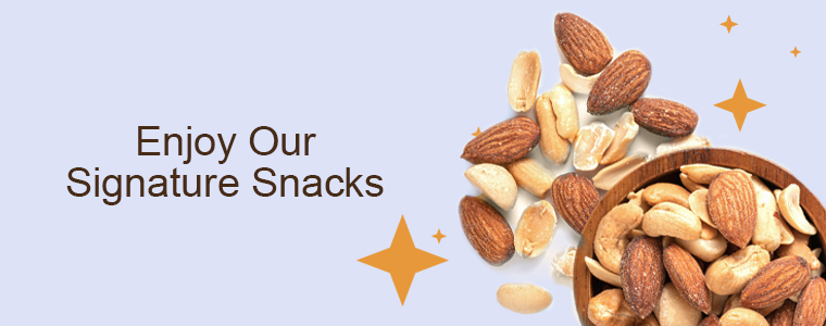enjoy our signature snacks collection