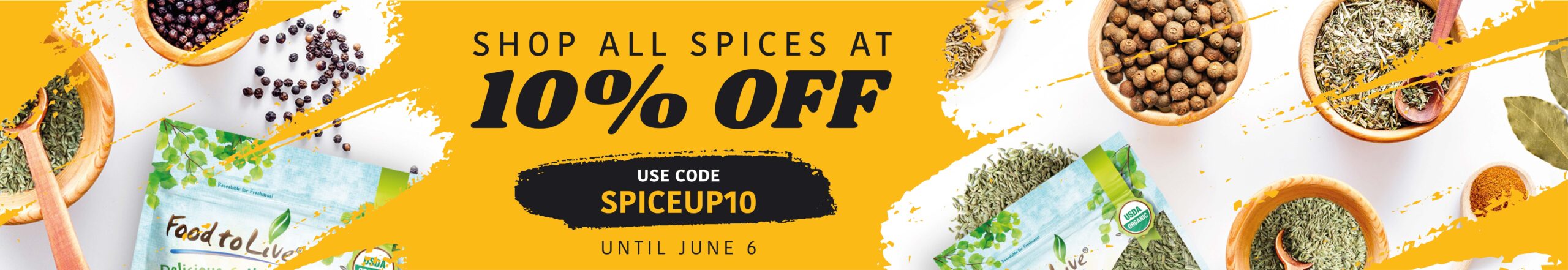 10% OFF ALL SPICES USE CODE SPICEUP10 AT CHECKOUT