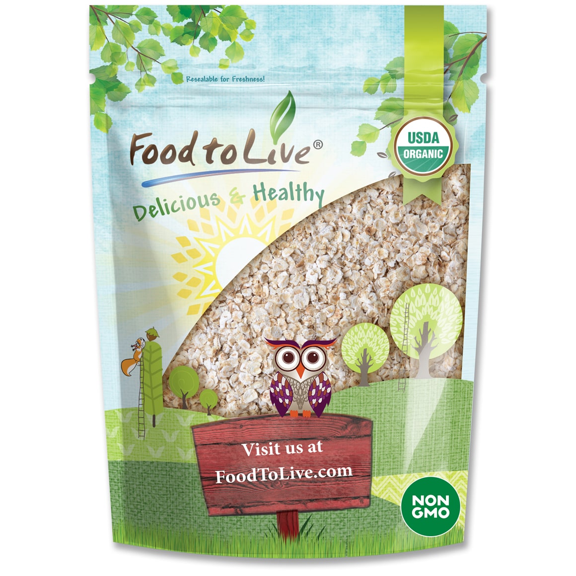 Organic Instant Rolled Oats Pack