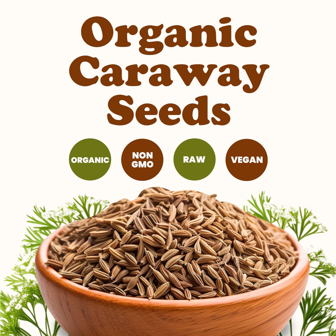 Organic Caraway Seeds 1