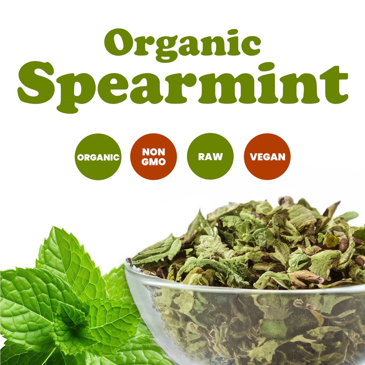 Organic Spearmint Leaves 1