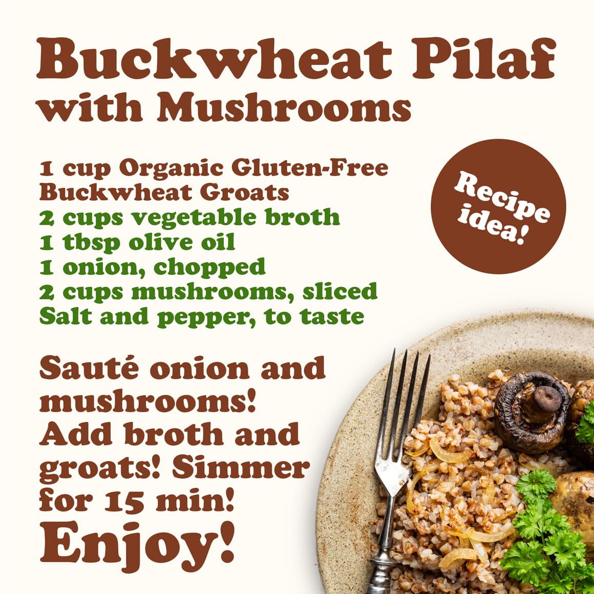 Organic Gluten Free Buckwheat Groats 4