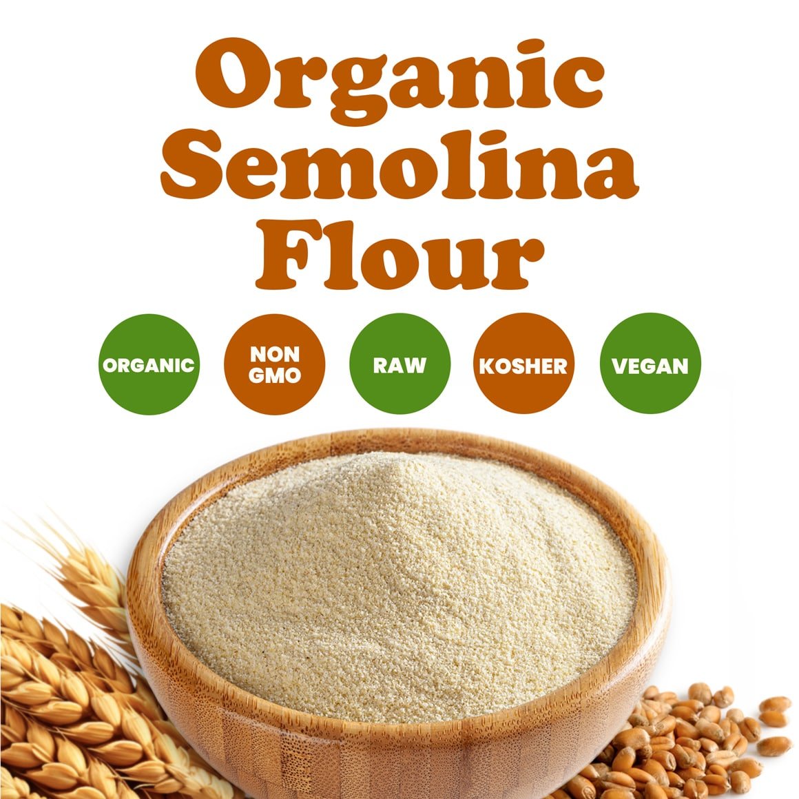 Organic Semolina Flour 1