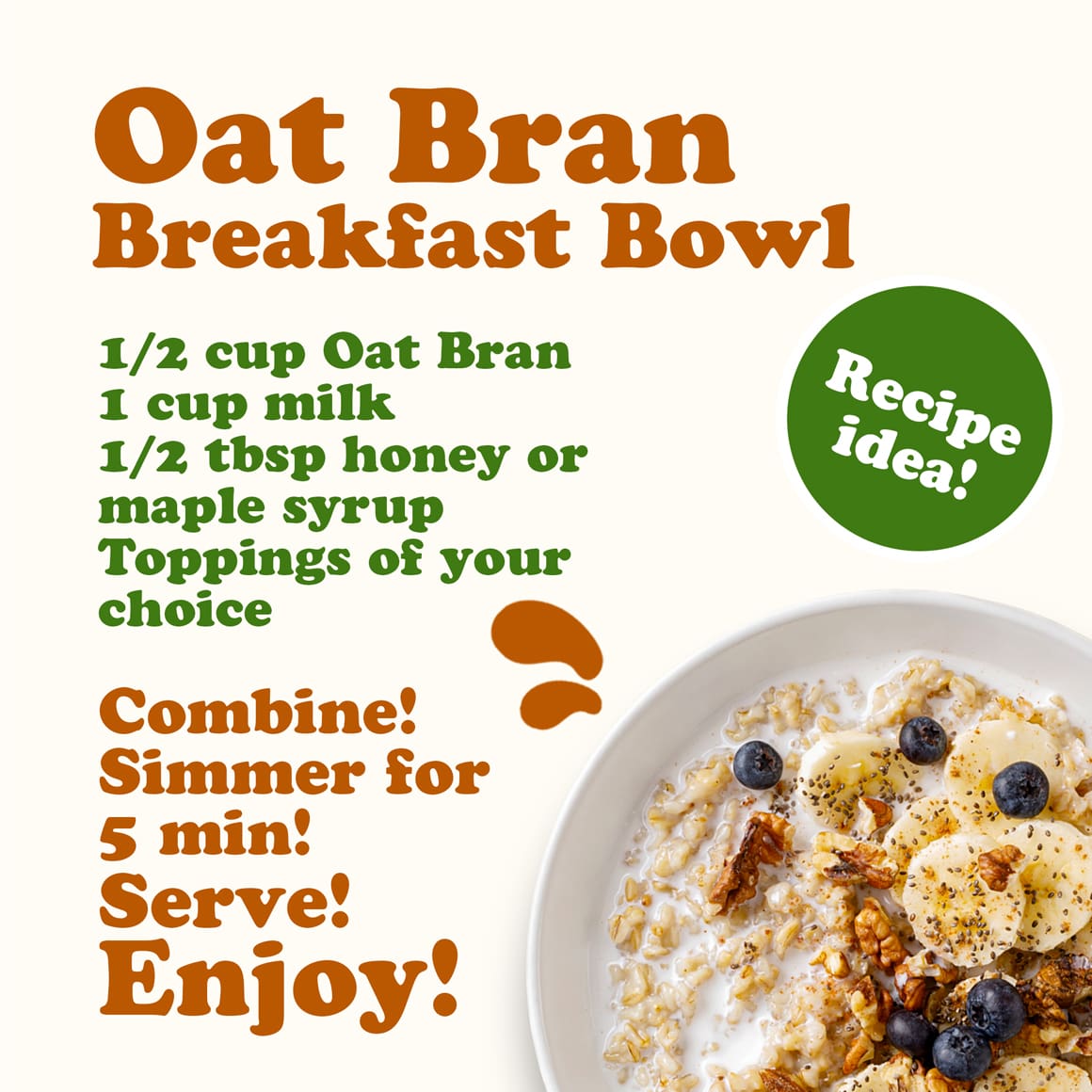 Gluten Free Organic Oat Bran 4