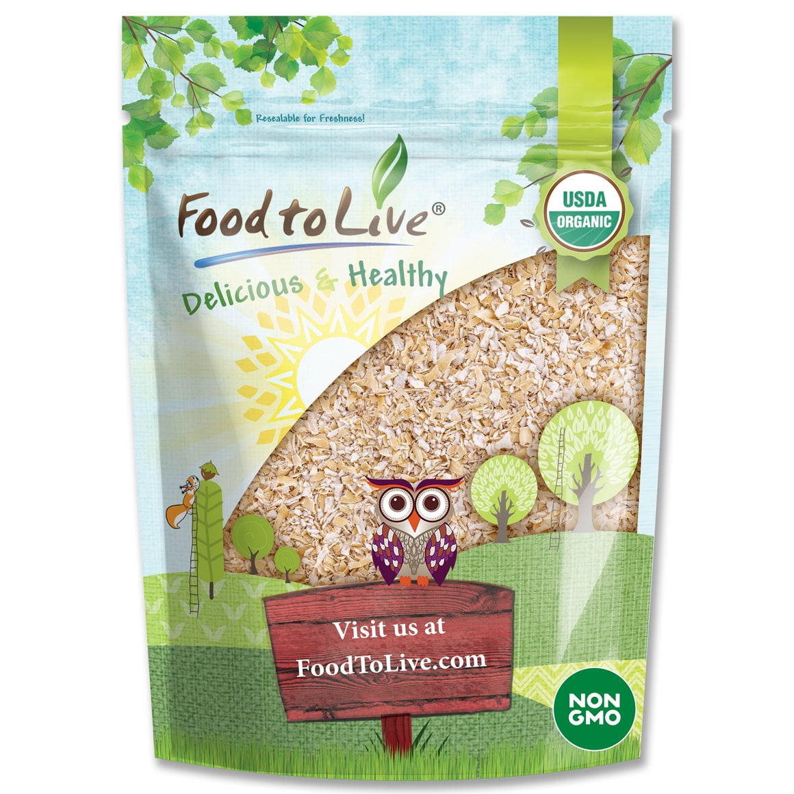 Gluten Free Organic Oat Bran Pack