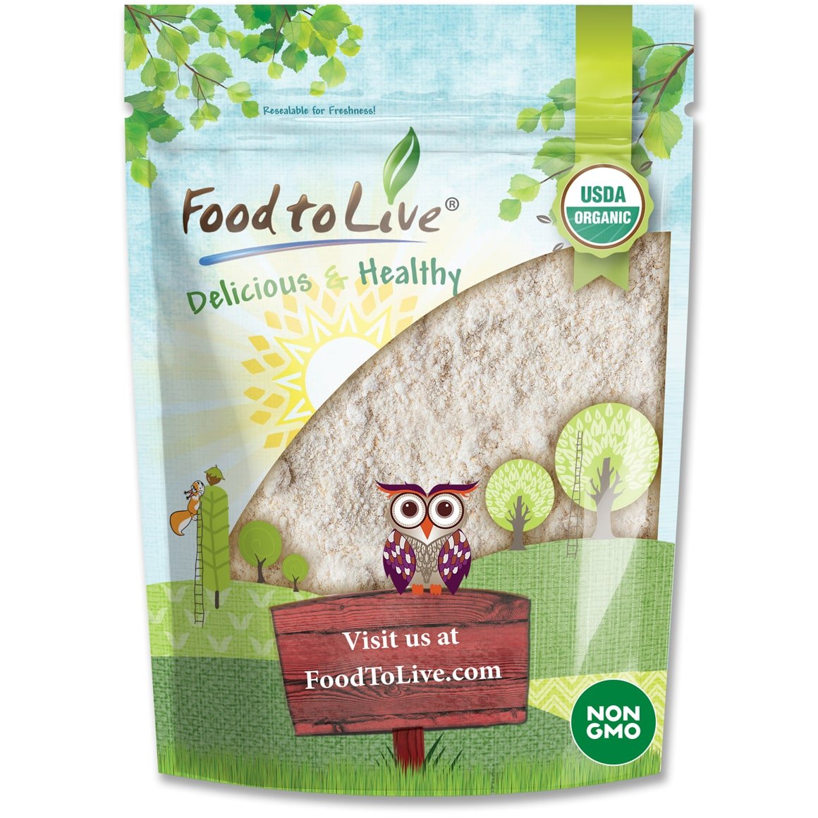 Gluten-Free Organic Oat Flour Pack