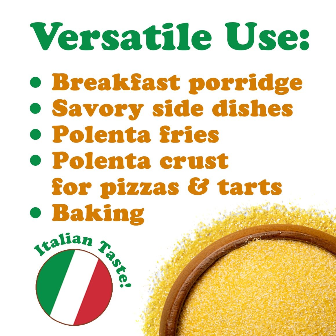 Gluten-Free Organic Yellow Polenta 3