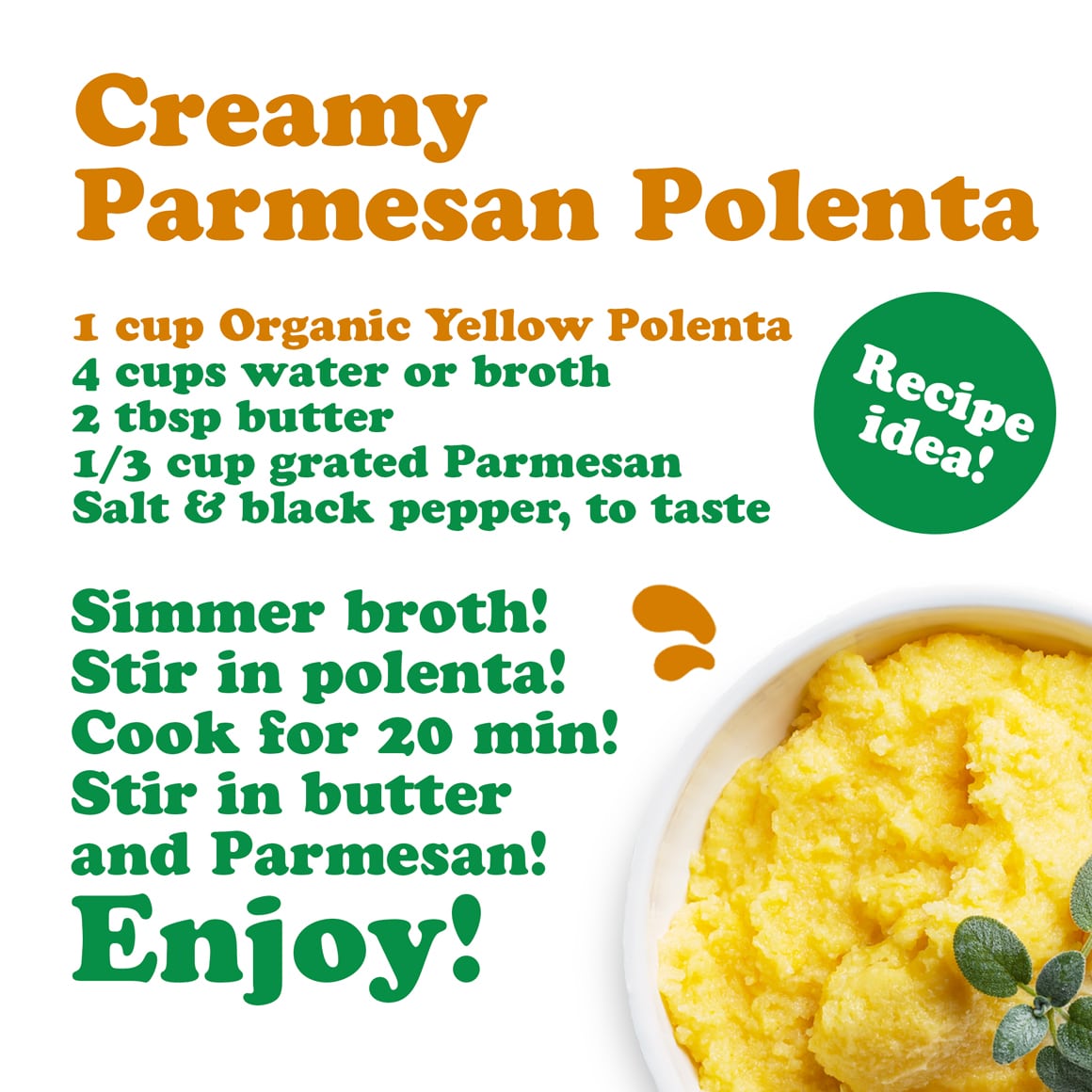 Gluten-Free Organic Yellow Polenta 4