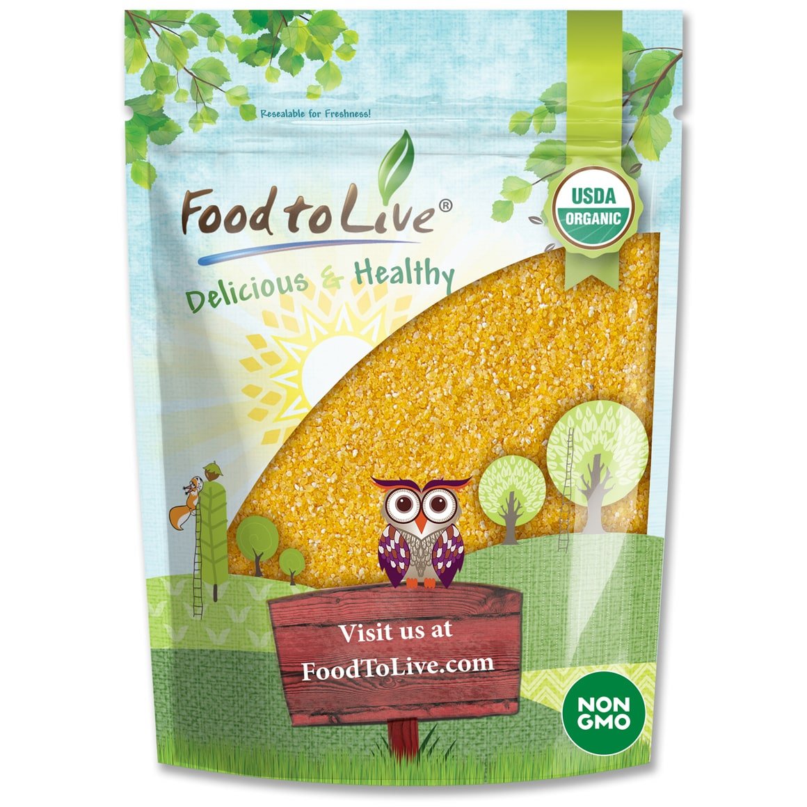 Gluten-Free Organic Yellow Polenta Pack