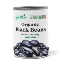 Organic Canned Black Beans Can