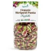 Organic Striped Farfalle Pasta Pack