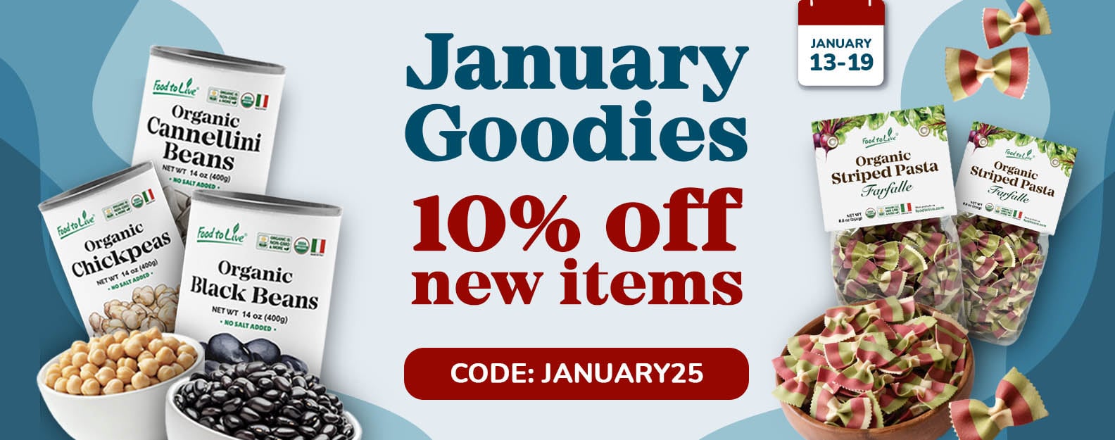 [web] January New Items Promo, 2025 Promo code: JANUARY25 10% OFF