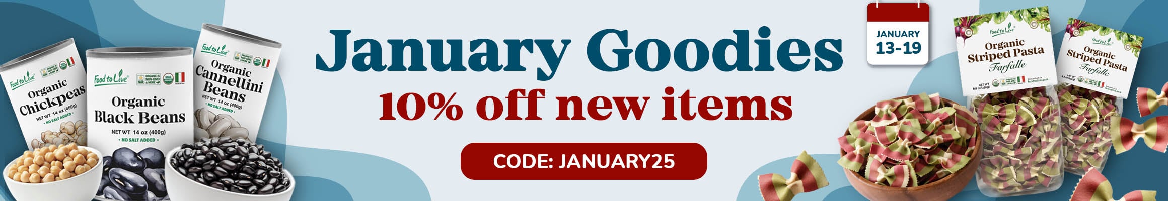 [web] January New Items Promo, 2025 Promo code: JANUARY25 10% OFF